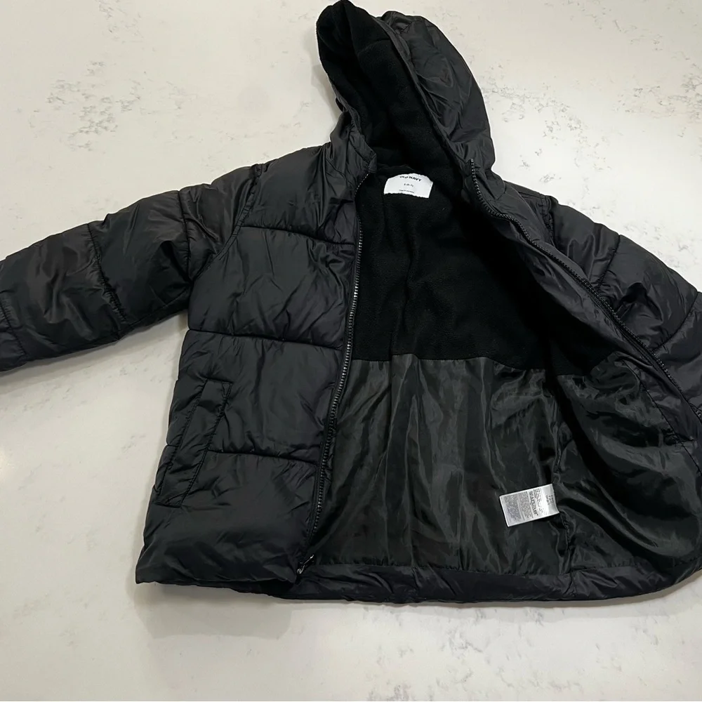 Old Navy Kids Black Puffer Jacket